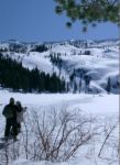 Frozen Castle Lake Castle Lake, meditation, vortex, backcountry skiing, snowshoeing